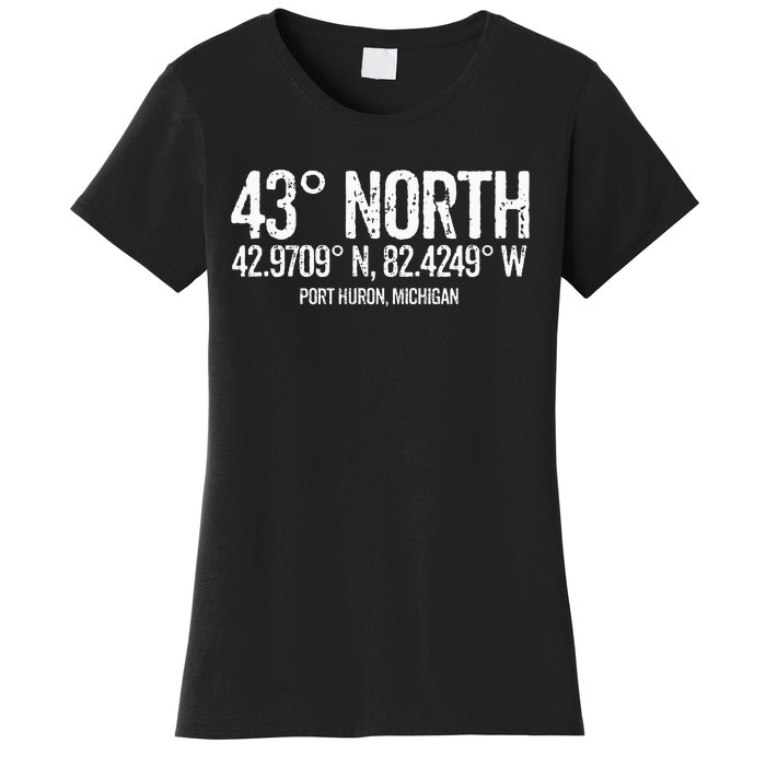 43 Degrees North Port Huron Women's T-Shirt