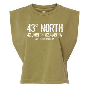 43 Degrees North Port Huron Garment-Dyed Women's Muscle Tee