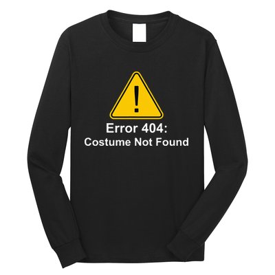 404 Error Costume Not Found Halloween Long Sleeve Shirt