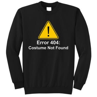 404 Error Costume Not Found Halloween Sweatshirt