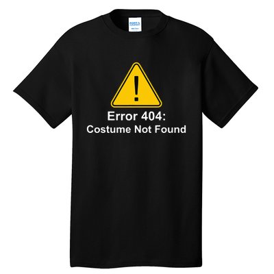 404 Error Costume Not Found Halloween Tall T-Shirt