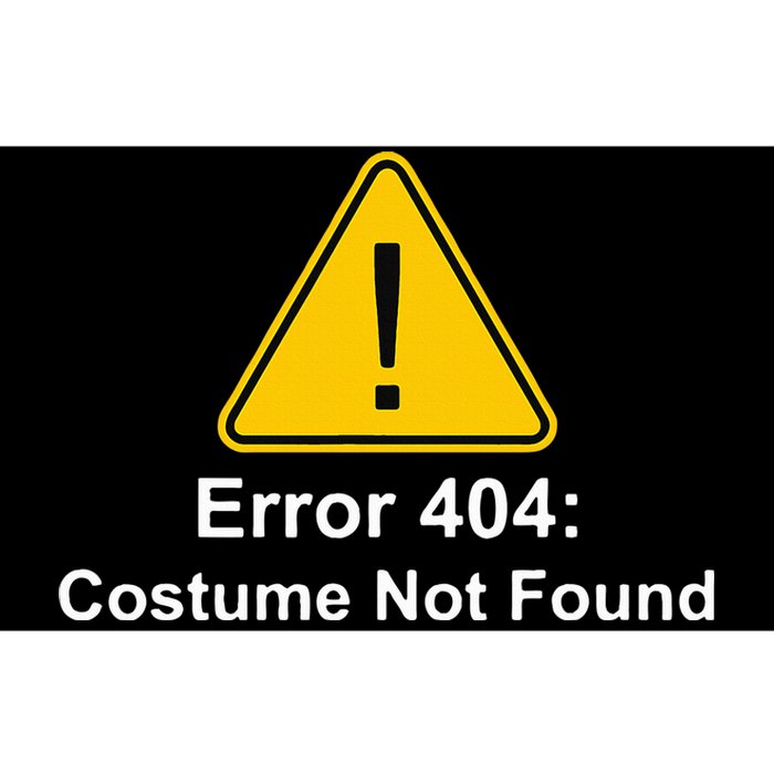 404 Error Costume Not Found Halloween Bumper Sticker