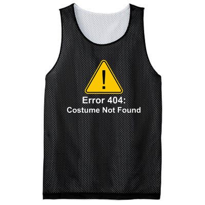 404 Error Costume Not Found Halloween Mesh Reversible Basketball Jersey Tank