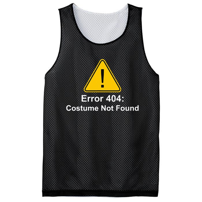 404 Error Costume Not Found Halloween Mesh Reversible Basketball Jersey Tank