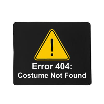 404 Error Costume Not Found Halloween Mousepad