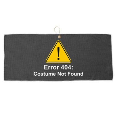 404 Error Costume Not Found Halloween Large Microfiber Waffle Golf Towel