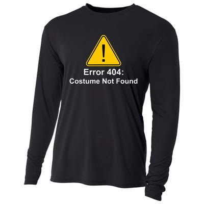 404 Error Costume Not Found Halloween Cooling Performance Long Sleeve Crew