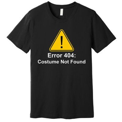 404 Error Costume Not Found Halloween Premium T-Shirt