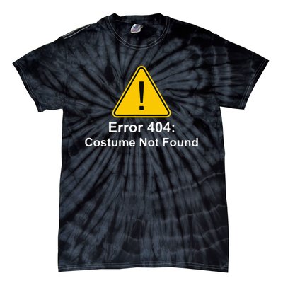 404 Error Costume Not Found Halloween Tie-Dye T-Shirt