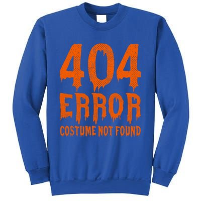 404 Error Costume Not Found Funny Halloween Cute Gift Sweatshirt