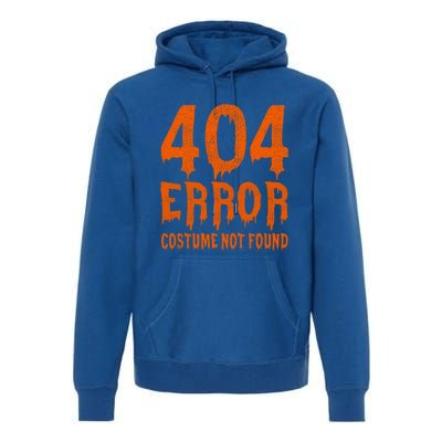 404 Error Costume Not Found Funny Halloween Cute Gift Premium Hoodie