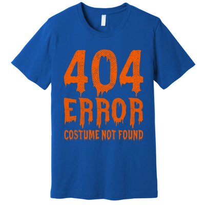 404 Error Costume Not Found Funny Halloween Cute Gift Premium T-Shirt