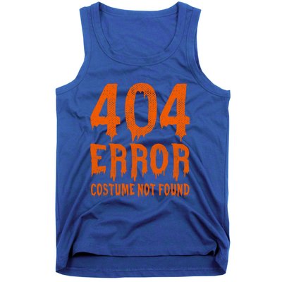 404 Error Costume Not Found Funny Halloween Cute Gift Tank Top