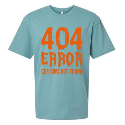 404 Error Costume Not Found Funny Halloween Cute Gift Sueded Cloud Jersey T-Shirt