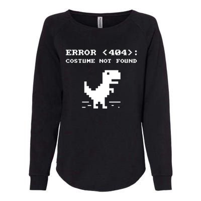 404 Error Costume Not Found Gift Funny Halloween Internet Funny Gift Womens California Wash Sweatshirt