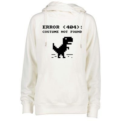 404 Error Costume Not Found Gift Funny Halloween Internet Funny Gift Womens Funnel Neck Pullover Hood