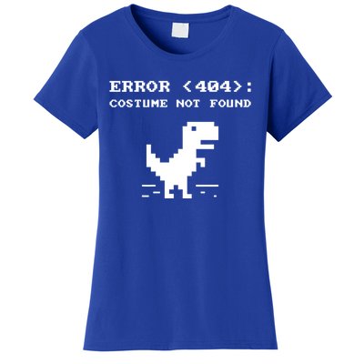 404 Error Costume Not Found Gift Funny Halloween Internet Funny Gift Women's T-Shirt