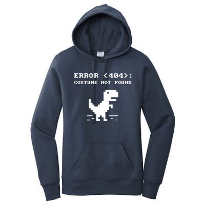 404 Error Costume Not Found Gift Funny Halloween Internet Funny Gift Women's Pullover Hoodie