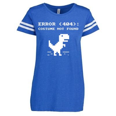 404 Error Costume Not Found Gift Funny Halloween Internet Funny Gift Enza Ladies Jersey Football T-Shirt