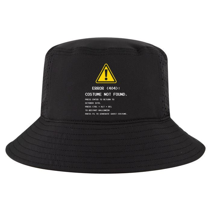 404 Error Costume Not Found Nerdy Geek Funny Computer Cool Comfort Performance Bucket Hat