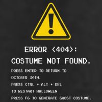 404 Error Costume Not Found Nerdy Geek Funny Computer Cool Comfort Performance Bucket Hat