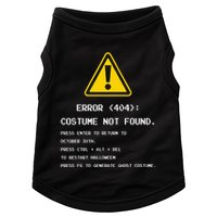 404 Error Costume Not Found Nerdy Geek Funny Computer Doggie Tank