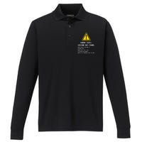 404 Error Costume Not Found Nerdy Geek Funny Computer Performance Long Sleeve Polo