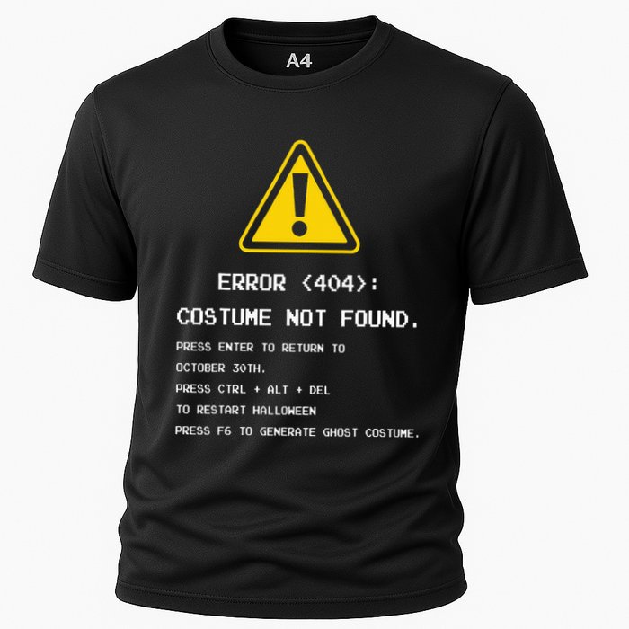 404 Error Costume Not Found Nerdy Geek Funny Computer Performance Shirt