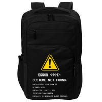 404 Error Costume Not Found Nerdy Geek Funny Computer Impact Tech Backpack
