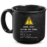 404 Error Costume Not Found Nerdy Geek Funny Computer 15oz Campfire Ceramic Mug