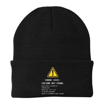 404 Error Costume Not Found Nerdy Geek Funny Computer Knit Cap Winter Beanie