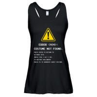 404 Error Costume Not Found Nerdy Geek Funny Computer Ladies Essential Flowy Tank
