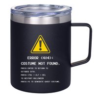 404 Error Costume Not Found Nerdy Geek Funny Computer 12oz Stainless Steel Coffee Mug