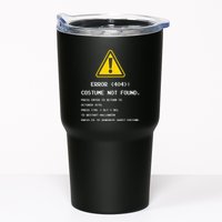 404 Error Costume Not Found Nerdy Geek Funny Computer Tumbler