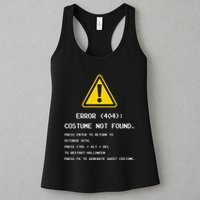 404 Error Costume Not Found Nerdy Geek Funny Computer Womens Tank Top