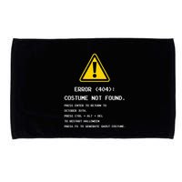 404 Error Costume Not Found Nerdy Geek Funny Computer Microfiber Hand Towel