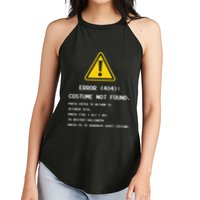 404 Error Costume Not Found Nerdy Geek Funny Computer Women's Perfect Tri Rocker Tank