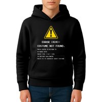 404 Error Costume Not Found Nerdy Geek Funny Computer Kids Hoodie