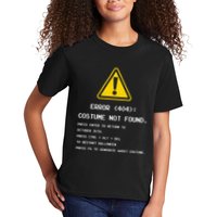 404 Error Costume Not Found Nerdy Geek Funny Computer Kids T-Shirt
