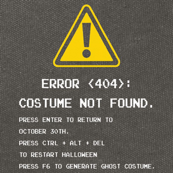 404 Error Costume Not Found Nerdy Geek Funny Computer Cotton Canvas Backpack