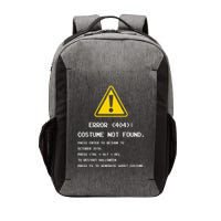 404 Error Costume Not Found Nerdy Geek Funny Computer Vector Backpack