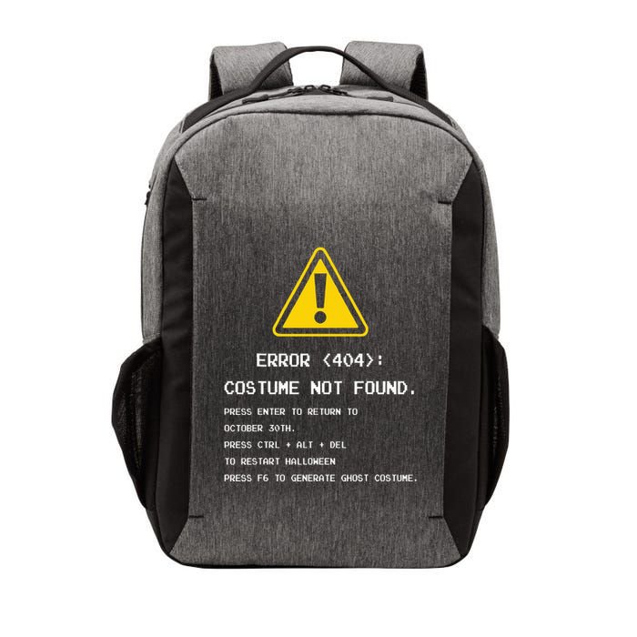 404 Error Costume Not Found Nerdy Geek Funny Computer Vector Backpack