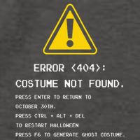 404 Error Costume Not Found Nerdy Geek Funny Computer Vector Backpack