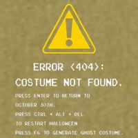 404 Error Costume Not Found Nerdy Geek Funny Computer Garment-Dyed Women's Muscle Tee