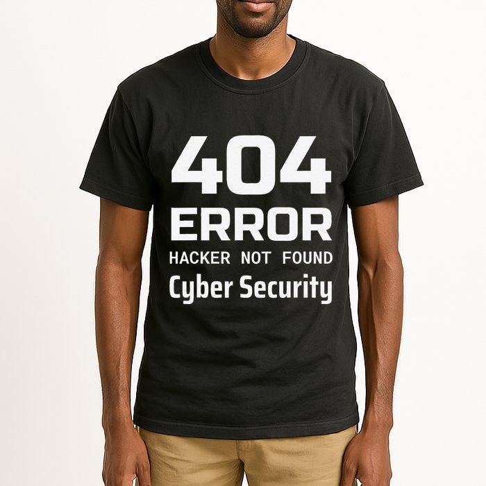 404 Error Hacker Not Found Cyber Security White Hat Hacker Tall T-Shirt