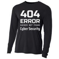 404 Error Hacker Not Found Cyber Security White Hat Hacker Cooling Performance Long Sleeve Crew