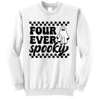 4th Fourth Birthday Four Year Old Halloween Four Ever Spooky Sweatshirt