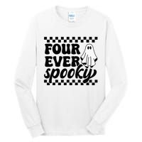 4th Fourth Birthday Four Year Old Halloween Four Ever Spooky Tall Long Sleeve T-Shirt