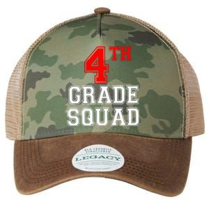 4th Four Grade Squad Back To School Teacher Gift Legacy Tie Dye Trucker Hat