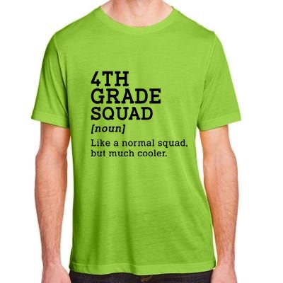 4th Fourth Grade Squad Student Teacher Back To School Gift Adult ChromaSoft Performance T-Shirt